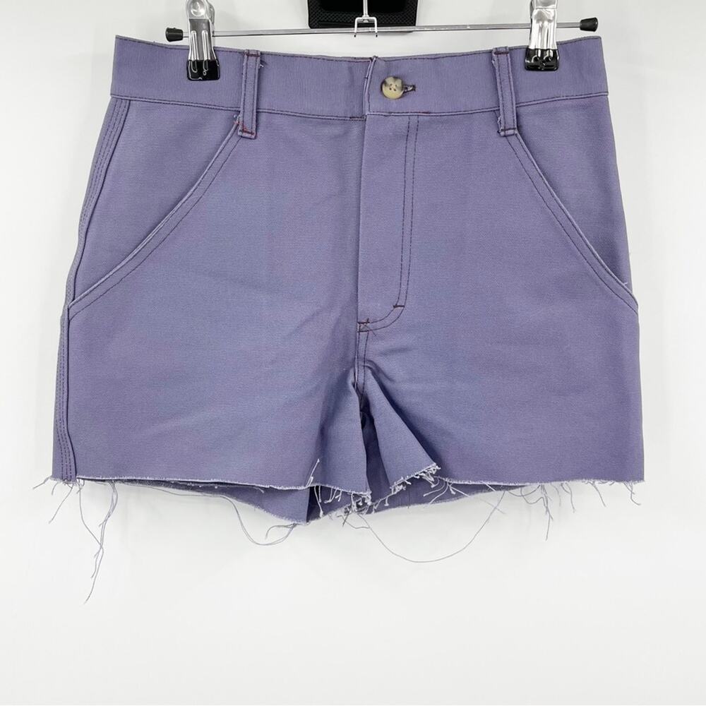 Urban Renewal UO Purple Carpenter Mom Shorts XS Utility Festival Grunge